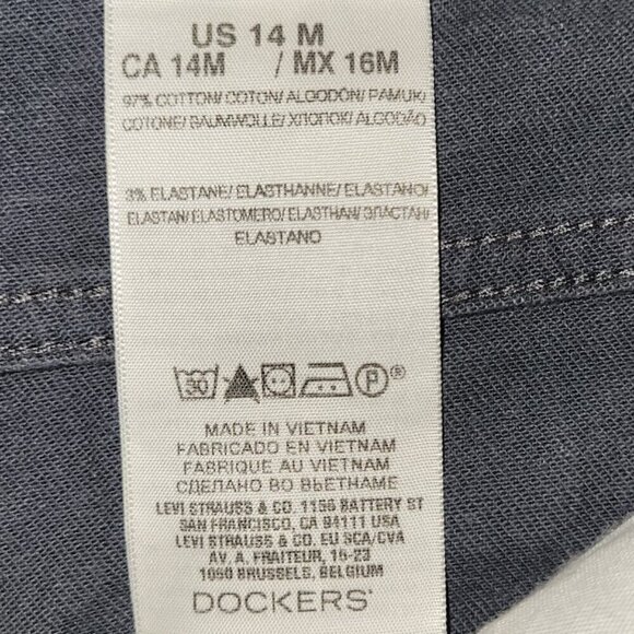 Dockers Straight Leg Mid Rise Gray Denim Jeans Women's Size 14 - Picture 5 of 7